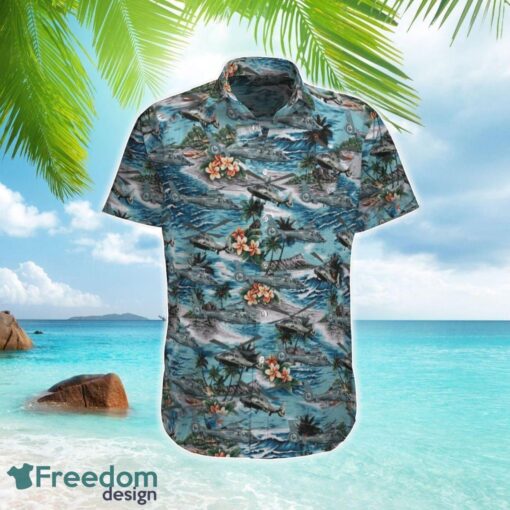 Eurocopter AS565 Panther French Navy Hawaiian Shirt Beach Shirt Summer Holiday Gift Product Photo 1