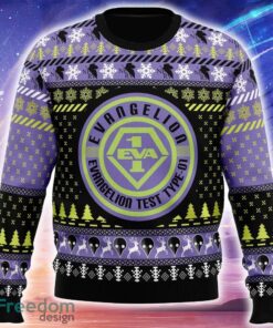Eva-01 Neon Genesis Evangelion Ugly Christmas 3D Sweater Trending Holidays For Men Women Fans Eva-01 Neon Genesis Evangelion Ugly Christmas 3D Sweater Trending Holidays For Men Women Fans