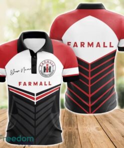 Farmall 3D Polo Shirt For Car Lover Golf Fans Gift Polo Shirt Custom Name