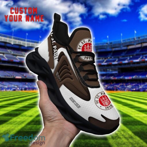 FC St. Pauli Max Soul Shoes New Trending Designs Ultra Running Sneakers Custom Name Product Photo 2