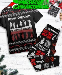 Fear The Walking Dead Don’t Dead Open Inside Pajamas Set Christmas For Family - Fear The Walking Dead Don’t Dead Open Inside Pajamas Set-1