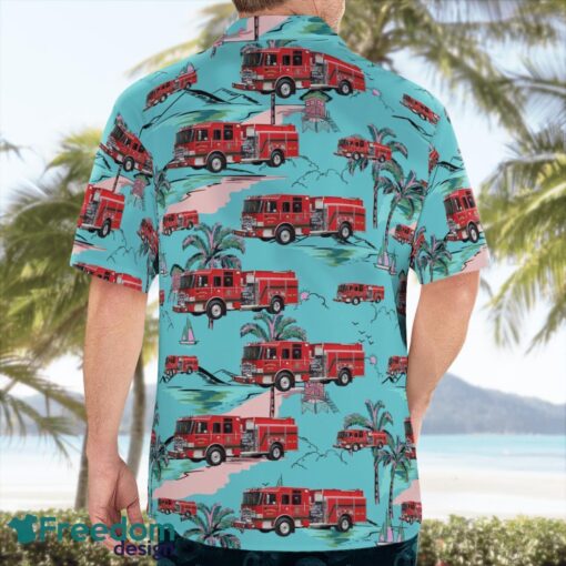 Fernandina Beach Fire Department Hawaiian Shirt Beach Summer Shirt Product Photo 2