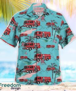 Fernandina Beach Fire Department Hawaiian Shirt Beach Summer Shirt Product Photo 3