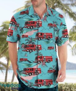 Fernandina Beach Fire Department Hawaiian Shirt Beach Summer Shirt Product Photo 4