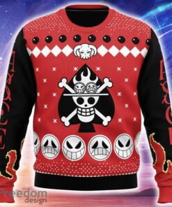 Fire Fist Ace Portgas D. Ace One Piece Ugly Christmas Sweater Trending Holidays For Men Women Fans