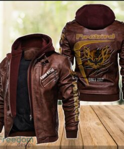 Firebird Pontiac 2D Leather Jacket For Men Custom Name Special Gift Ideas Product Photo 2