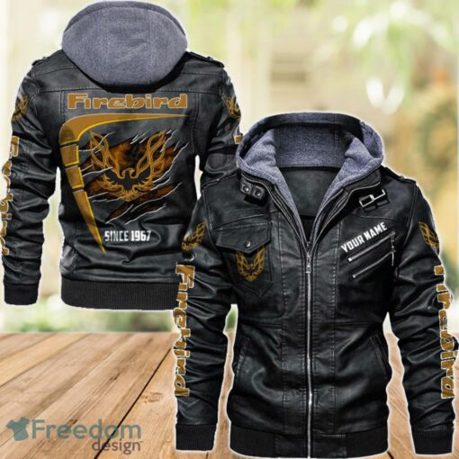 Firebird Pontiac 2D Leather Jacket For Men Custom Name Special Gift Ideas Product Photo 1