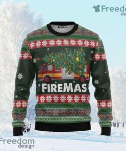 Firefighter Fireman Ugly Christmas Sweater