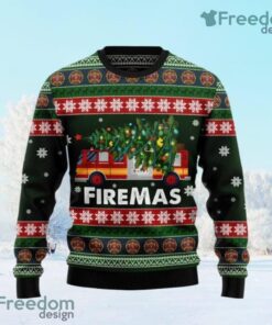 Firefighter Firemas Ugly Christmas Sweater 3D