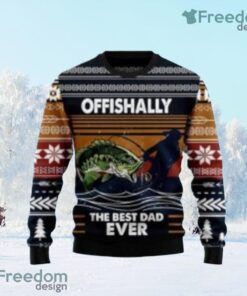 Fishing Retro Vintage Ugly Christmas Sweaters 3D