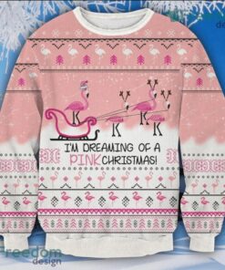 Flamingo Dream Ugly Christmas Sweater For Men And Women