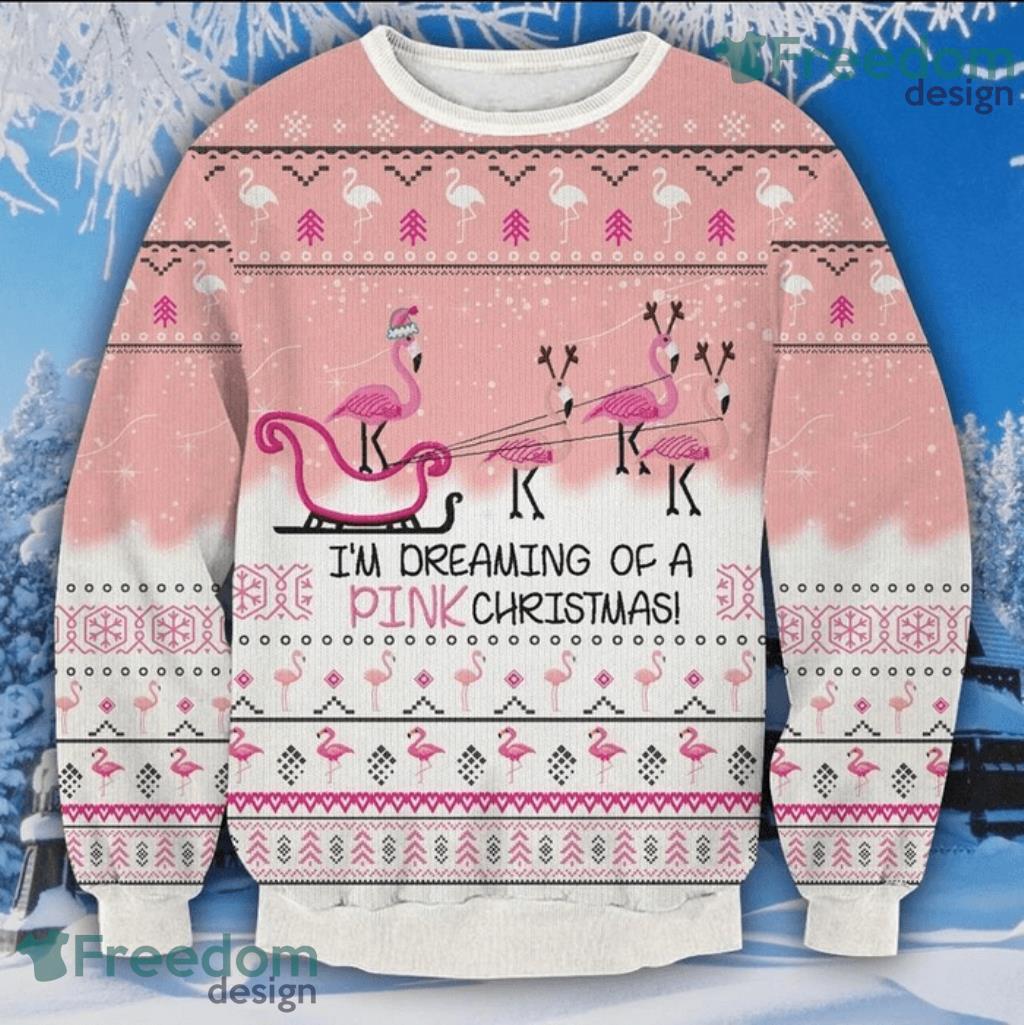 Flamingo Dream Ugly Christmas Sweater For Men And Women image Flamingo Dream Ugly Christmas Sweater For Men And Women Product Photo 1