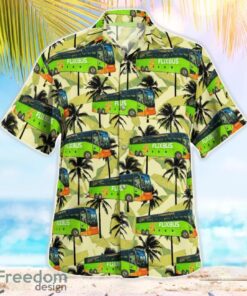 FlixBus Driver USA Aloha Hawaiian Shirt Beach Gift Shirt Product Photo 3