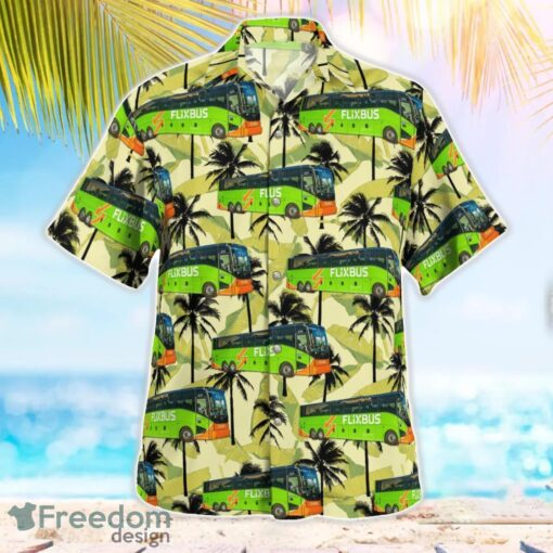 FlixBus Driver USA Aloha Hawaiian Shirt Beach Gift Shirt Product Photo 3