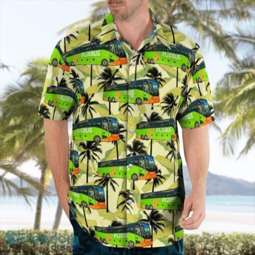 FlixBus Driver USA Aloha Hawaiian Shirt Beach Gift Shirt Product Photo 4