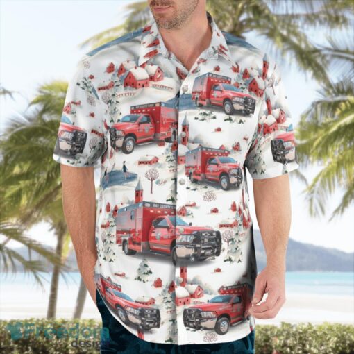 Florida Bay County EMS Christmas Hawaiian Shirt Beach Shirt For Men And Women Product Photo 3