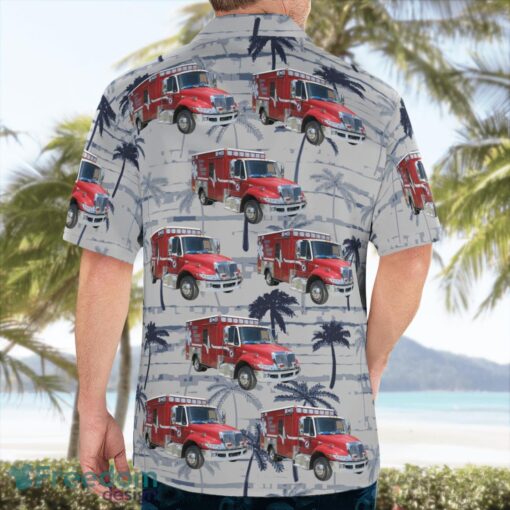 Florida, Bradford County EMS Aloha Hawaiian Shirt Beach Gift Shirt Product Photo 2