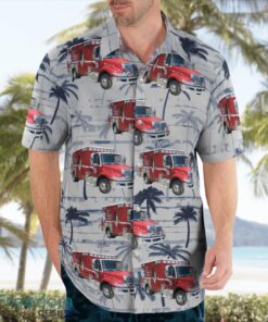 Florida, Bradford County EMS Aloha Hawaiian Shirt Beach Gift Shirt Product Photo 4