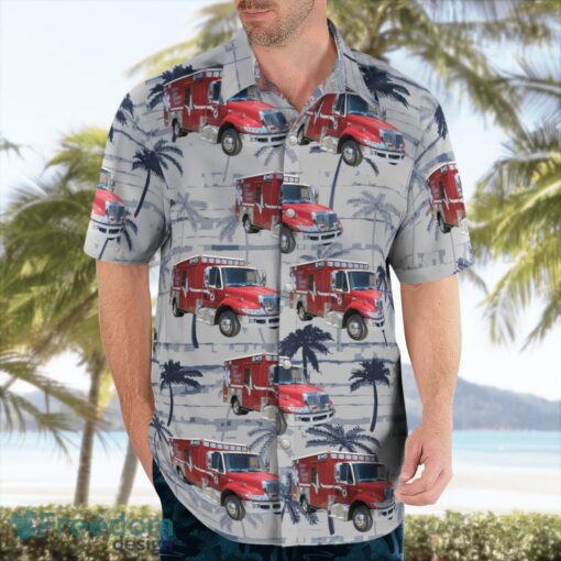 Florida, Bradford County EMS Aloha Hawaiian Shirt Beach Gift Shirt Product Photo 4