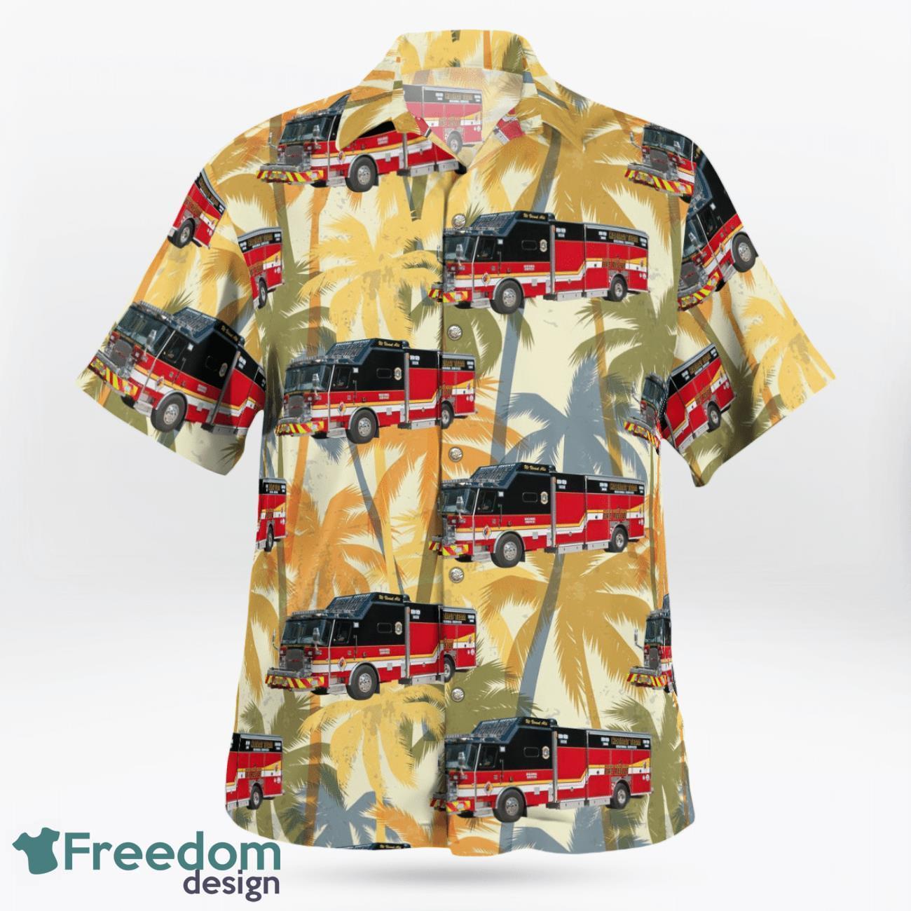 Florida, Broward Sheriff Fire-Rescue Hazmat Team Hawaiian Shirt Florida, Broward Sheriff Fire-Rescue Hazmat Team Hawaiian Shirt Product Photo 3