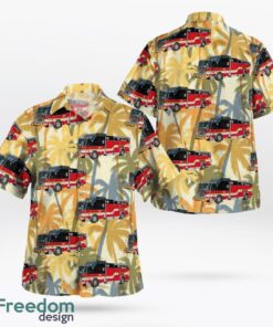 Florida, Broward Sheriff Fire-Rescue Hazmat Team Hawaiian Shirt