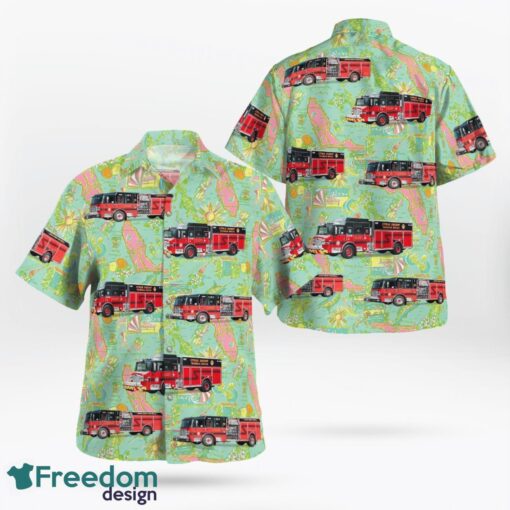 Florida, Citrus County Fire Rescue Hawaiian Shirt Product Photo 1