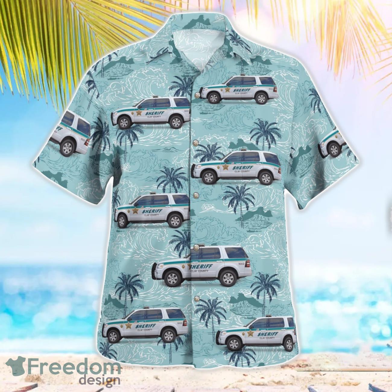 Florida, Clay County Sheriff Office Hawaiian Shirt Beach Shirt For Men And Women image Florida, Clay County Sheriff Office Hawaiian Shirt Beach Shirt For Men And Women Product Photo 3