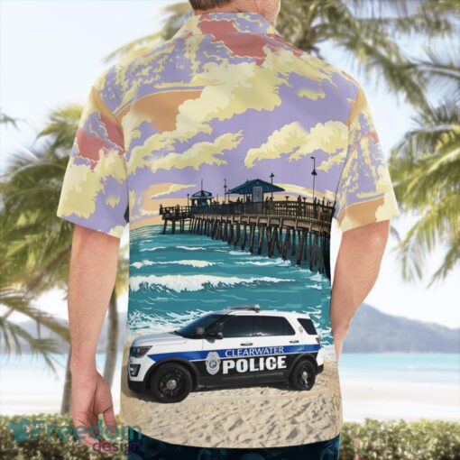 Florida, Clearwater Police Department Hawaiian Shirt Beach Shirt For Men And Women Product Photo 2