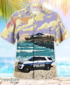 Florida, Clearwater Police Department Hawaiian Shirt Beach Shirt For Men And Women Product Photo 3