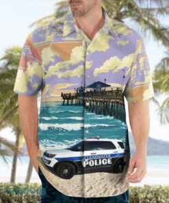 Florida, Clearwater Police Department Hawaiian Shirt Beach Shirt For Men And Women Product Photo 4