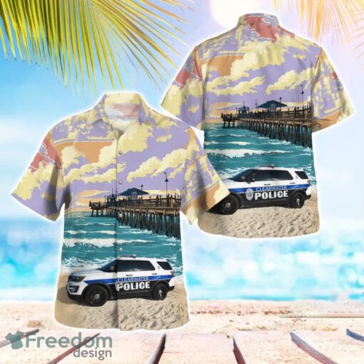 Florida, Clearwater Police Department Hawaiian Shirt Beach Shirt For Men And Women Product Photo 1