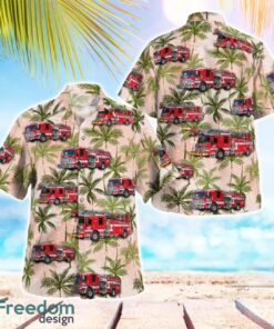 Florida Coral Springs Fire Department Hawaiian Shirt Beach Shirt Summer Holiday Gift