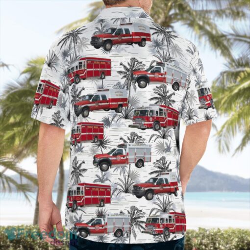 Florida, Delray Beach Fire Rescue Hawaiian Shirt Beach Shirt Summer Holiday Gift Product Photo 2