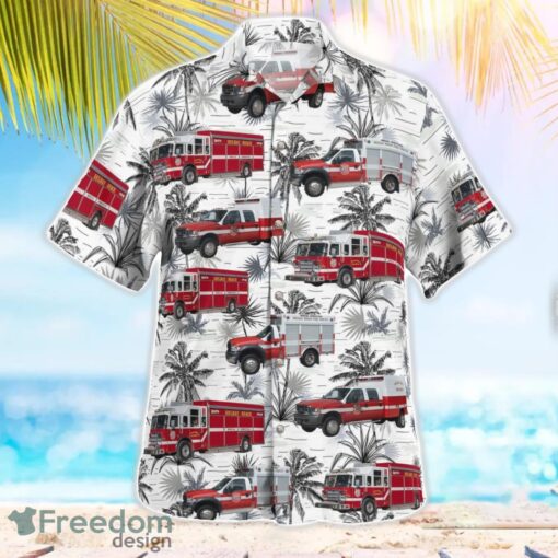 Florida, Delray Beach Fire Rescue Hawaiian Shirt Beach Shirt Summer Holiday Gift Product Photo 3