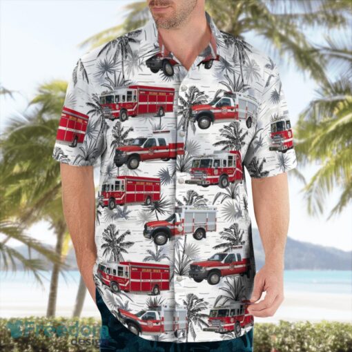 Florida, Delray Beach Fire Rescue Hawaiian Shirt Beach Shirt Summer Holiday Gift Product Photo 4