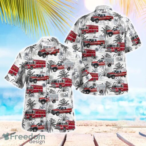 Florida, Delray Beach Fire Rescue Hawaiian Shirt Beach Shirt Summer Holiday Gift Product Photo 1