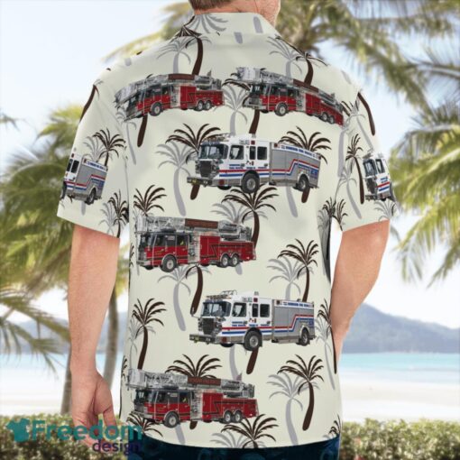 Florida, Dunedin Fire Rescue Aloha Hawaiian Shirt Beach Gift Shirt Product Photo 2