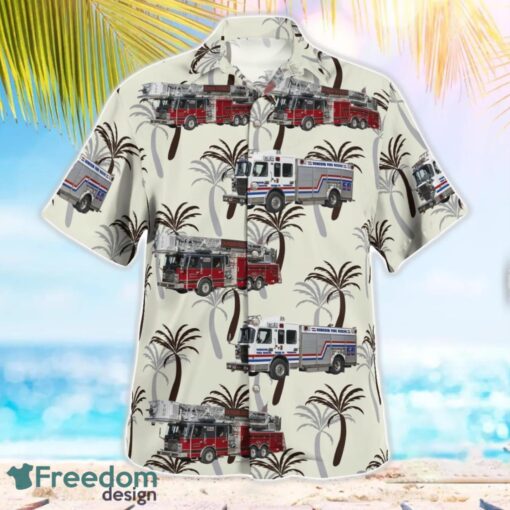 Florida, Dunedin Fire Rescue Aloha Hawaiian Shirt Beach Gift Shirt Product Photo 3