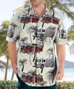 Florida, Dunedin Fire Rescue Aloha Hawaiian Shirt Beach Gift Shirt Product Photo 4