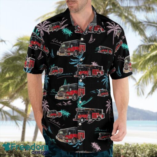 Florida, Eustis Fire Department Hawaiian Shirt Product Photo 3