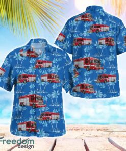 Florida, Fort Lauderdale Fire Rescue Squad Aloha Hawaiian Shirt Beach Gift Shirt