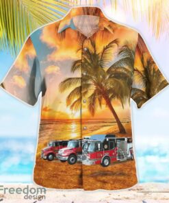 Florida, Fort Myers Shores Fire Protection and Rescue Service District Hawaiian Shirt Beach Shirt For Men And Women Product Photo 3