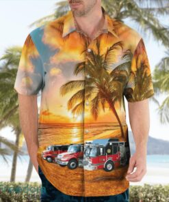 Florida, Fort Myers Shores Fire Protection and Rescue Service District Hawaiian Shirt Beach Shirt For Men And Women Product Photo 4