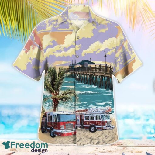 Florida, Fort Walton Beach Fire Department Hawaiian Shirt Beach Shirt For Men And Women Product Photo 3