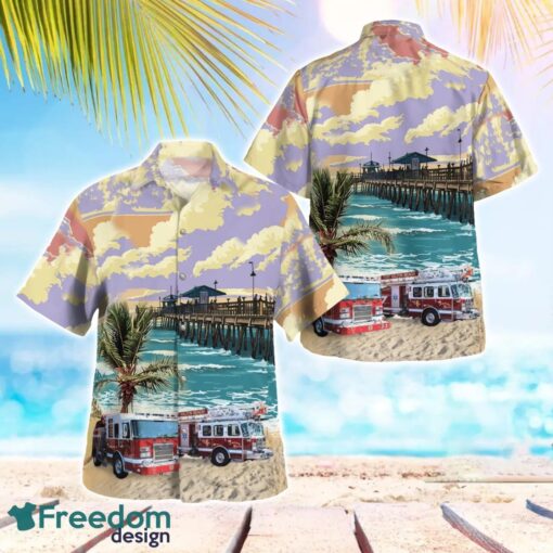 Florida, Fort Walton Beach Fire Department Hawaiian Shirt Beach Shirt For Men And Women Product Photo 1