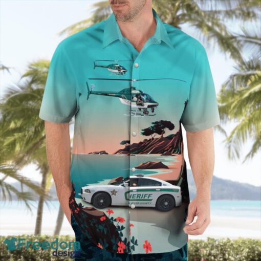 Florida, Indian River County Sheriff Office Aloha Hawaiian Shirt Beach Gift Shirt Product Photo 4