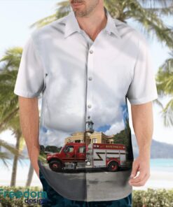 Florida, Inverness Fire Department Hawaiian Shirt Summer Beach Shirt Product Photo 4