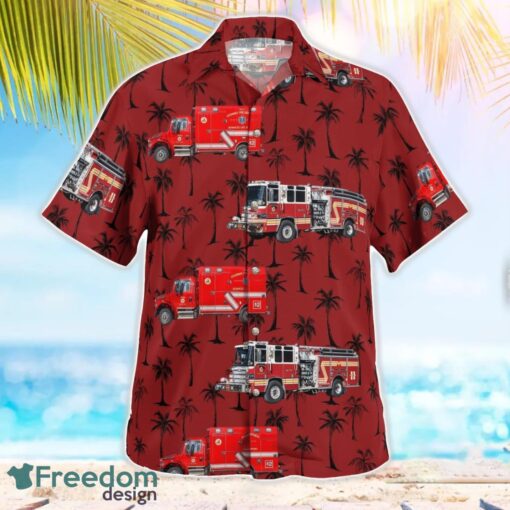 Florida Kissimmee Fire Department Beach Shirt For Team Product Photo 2