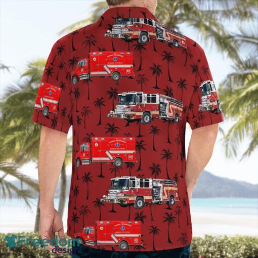 Florida Kissimmee Fire Department Beach Shirt For Team Product Photo 4