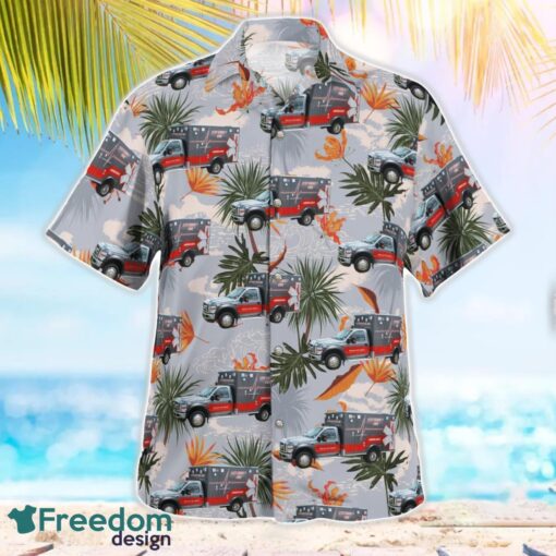 Florida, Levy County EMS Hawaiian Shirt Summer Beach Shirt Product Photo 3